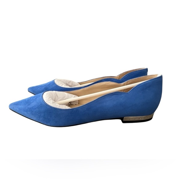 NWOB Nine West Women’s Lovlady Blue Suede Flats in size 10 - Picture 5 of 9